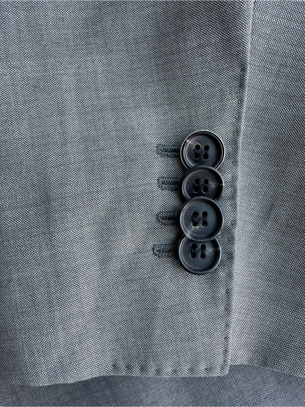 Hugo Boss BOSS The James3 Sharp5 Gray Virgin Wool 2 Button Blazer 40R Like New